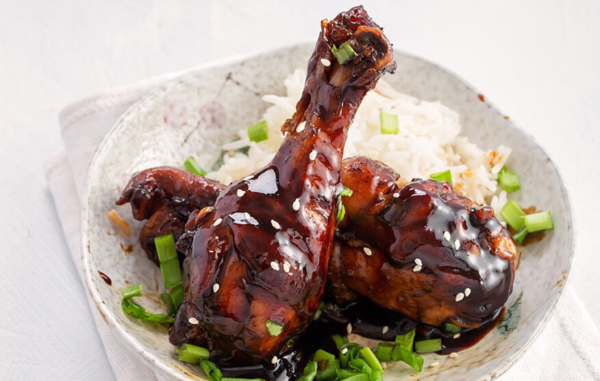 Asian Glazed Drumsticks Cocinanding