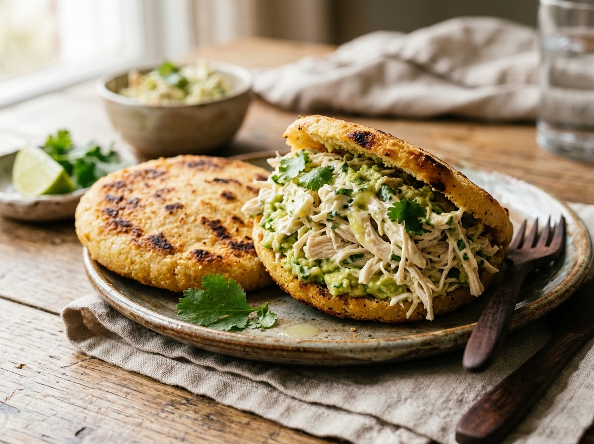 Venezuelan Reina Pepiada Arepas - Editorially validated guide on Cocinanding