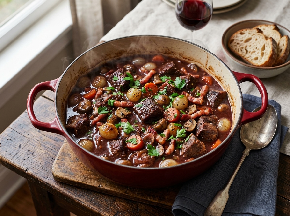Boeuf Bourguignon Clásico Francés - Guía independiente validada en Cocinanding