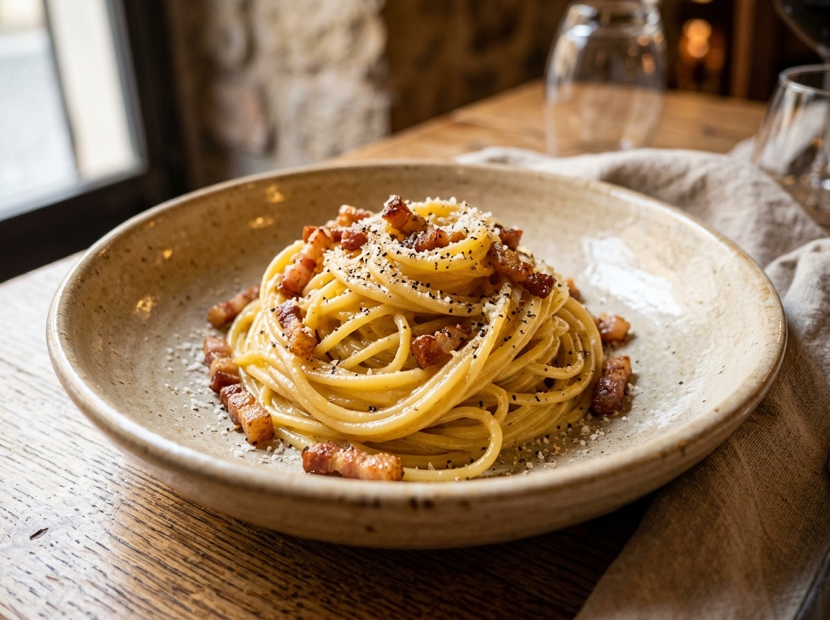 Authentic Roman Spaghetti Carbonara (No Cream) - Editorially validated guide on Cocinanding