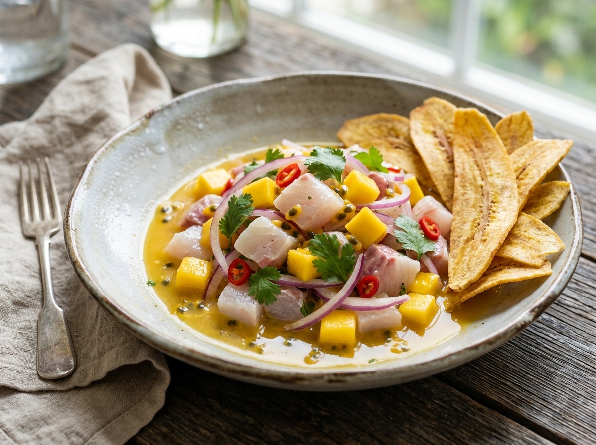 Tropical White Fish & Mango Ceviche - Editorially validated guide on Cocinanding
