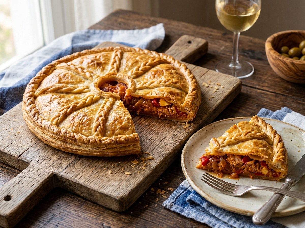Traditional Galician Tuna Pie (Empanada Gallega) - Editorially validated guide on Cocinanding