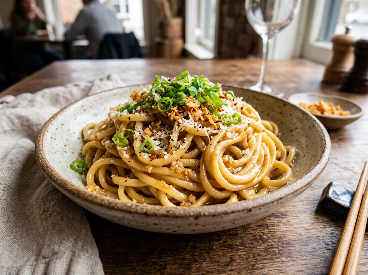 San Francisco Vietnamese-Style Garlic Noodles - Editorially validated guide on Cocinanding