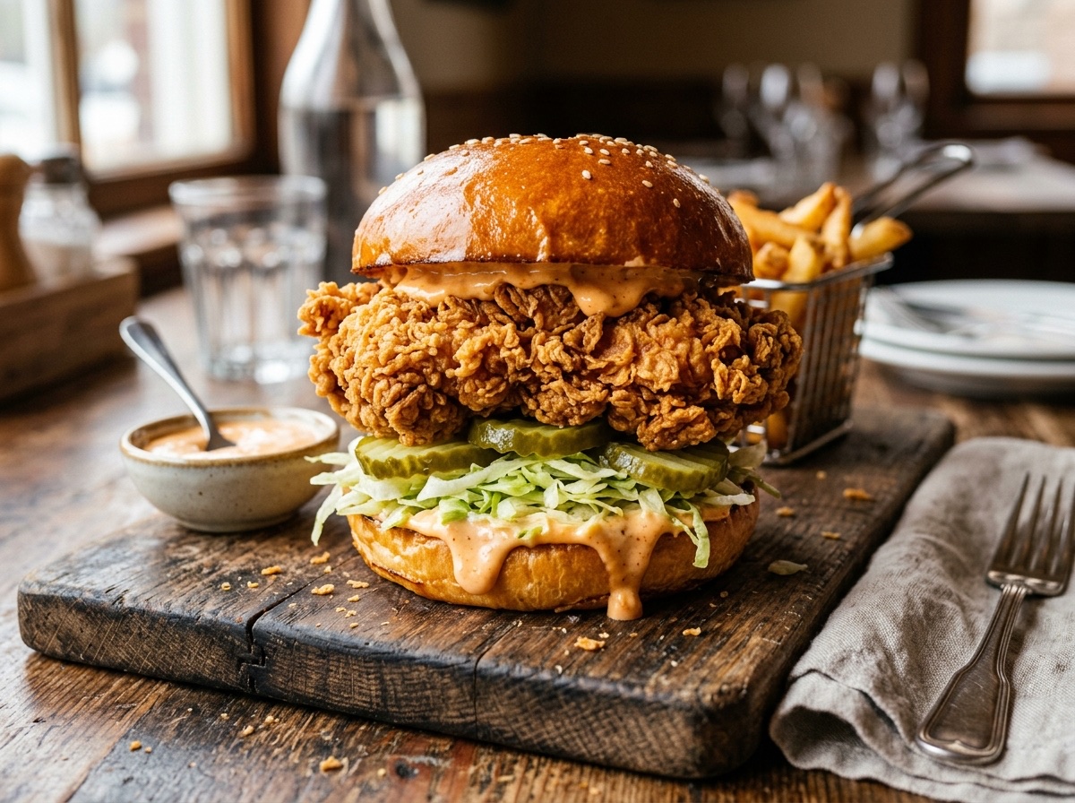 Crispy Buttermilk Fried Chicken Sandwich - Editorially validated guide on Cocinanding