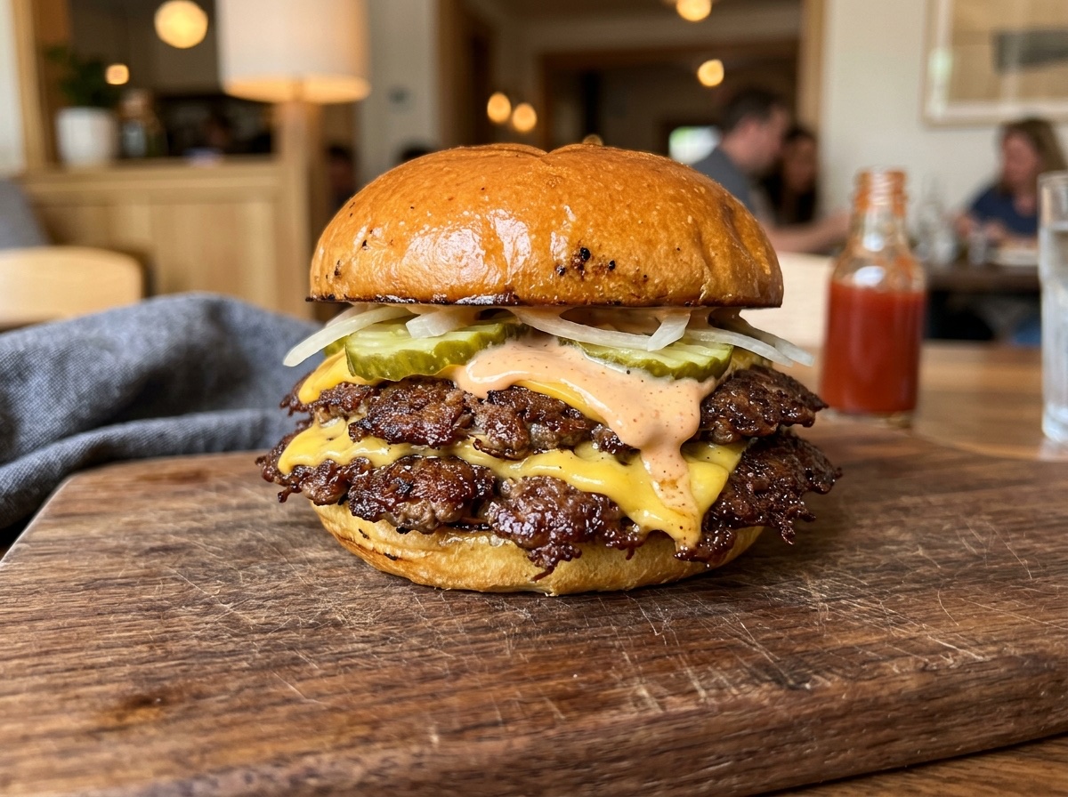 Perfect Double Smash Burger - Editorially validated guide on Cocinanding
