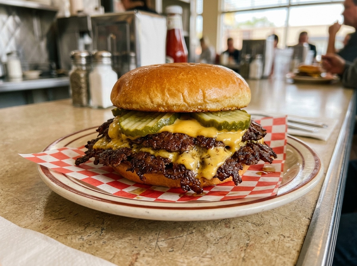 Ultra-Crispy Double Smash Cheeseburger - Editorially validated guide on Cocinanding