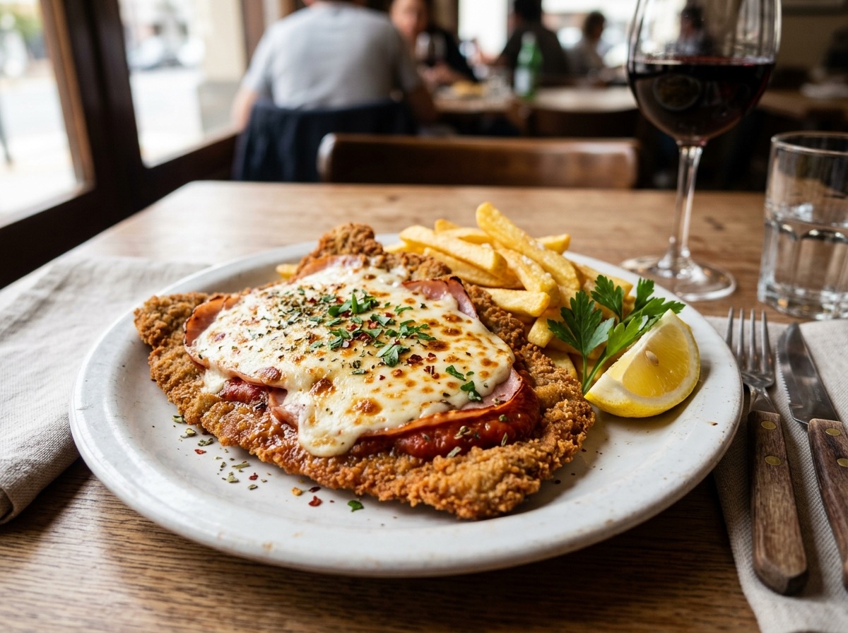 Buenos Aires Veal Milanesa a la Napolitana - Editorially validated guide on Cocinanding
