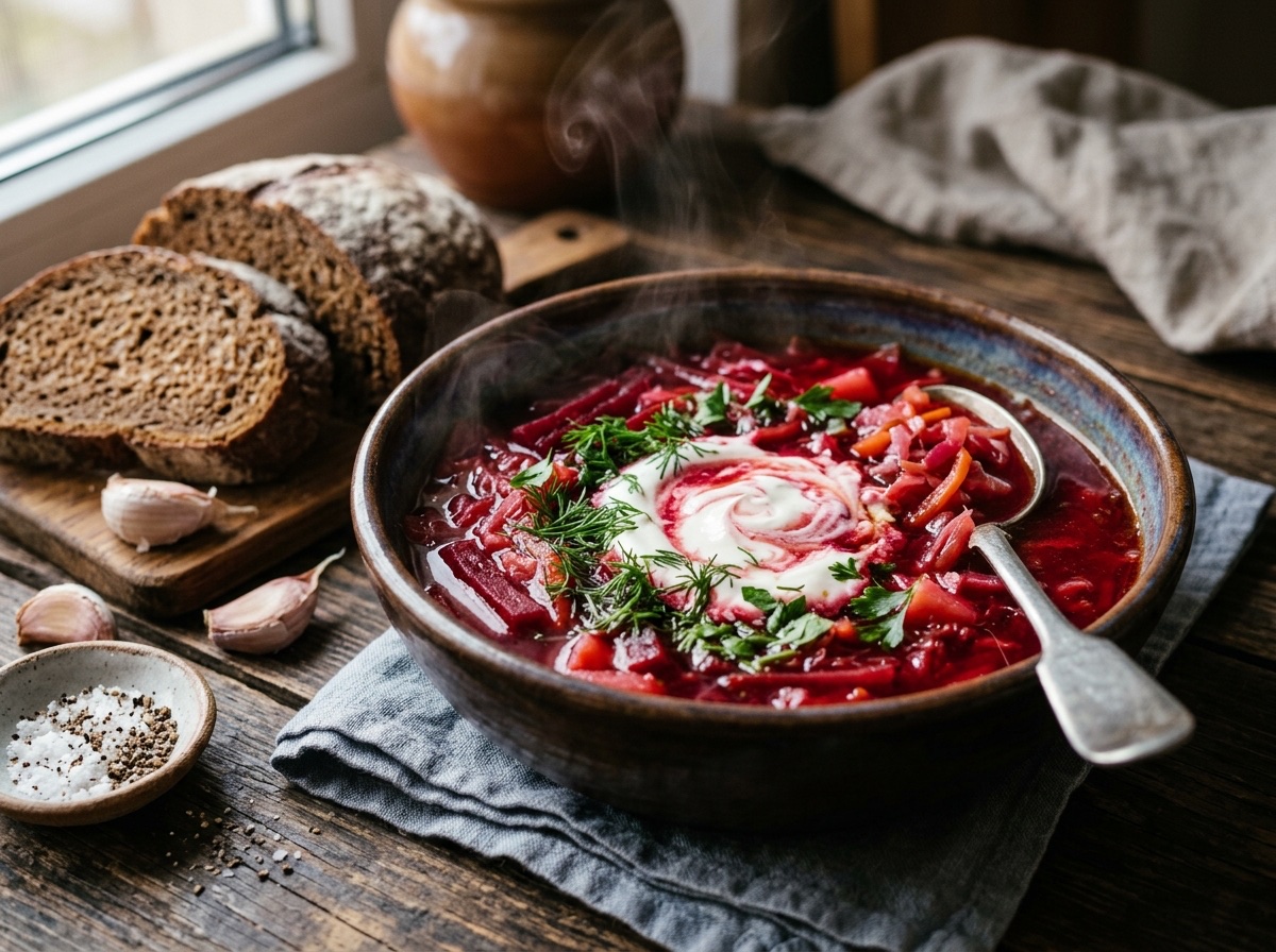 Authentic Ukrainian Beef Borscht - Editorially validated guide on Cocinanding