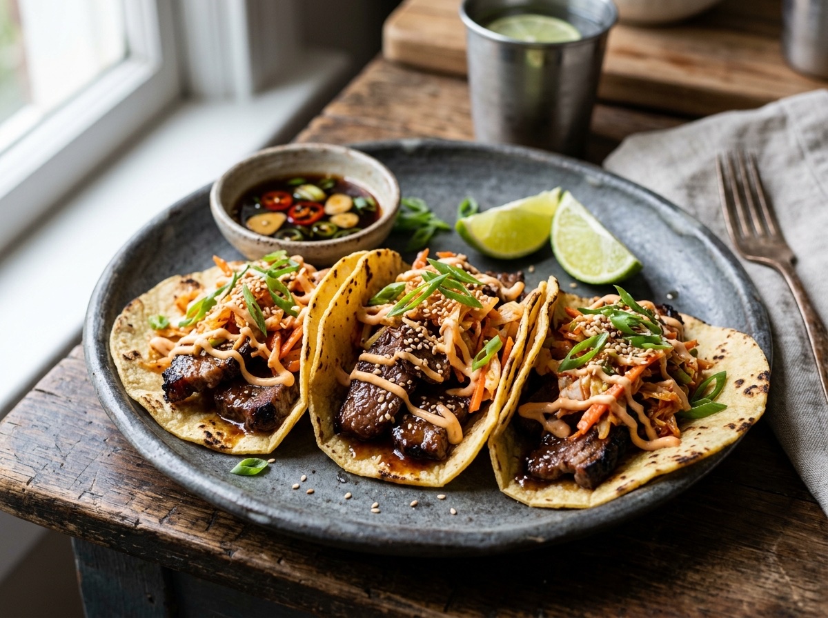 Korean Short Rib Tacos with Kimchi Slaw - Editorially validated guide on Cocinanding