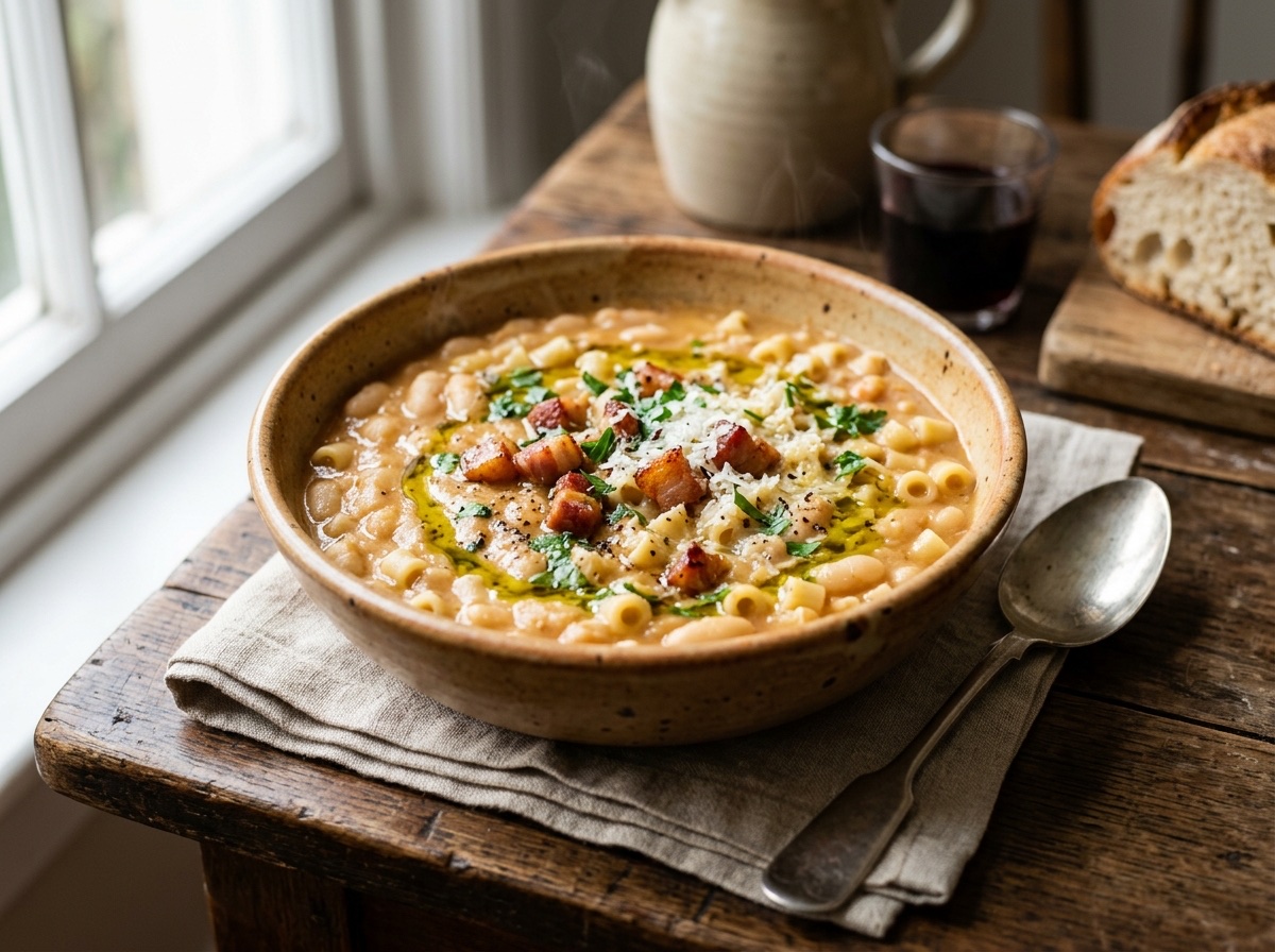 Traditional Neapolitan Pasta e Fagioli - Editorially validated guide on Cocinanding