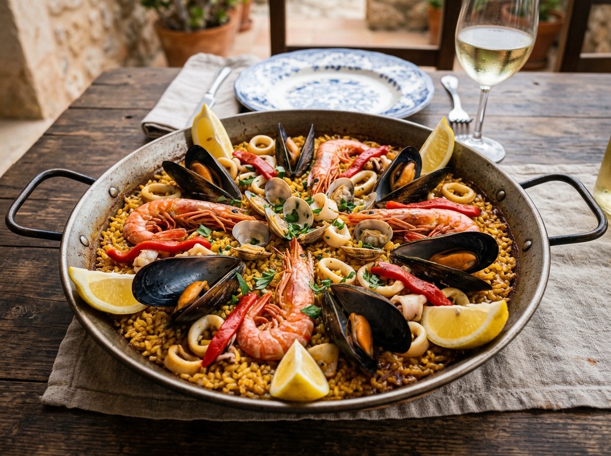 Authentic Spanish Seafood Paella with Socarrat - Editorially validated guide on Cocinanding