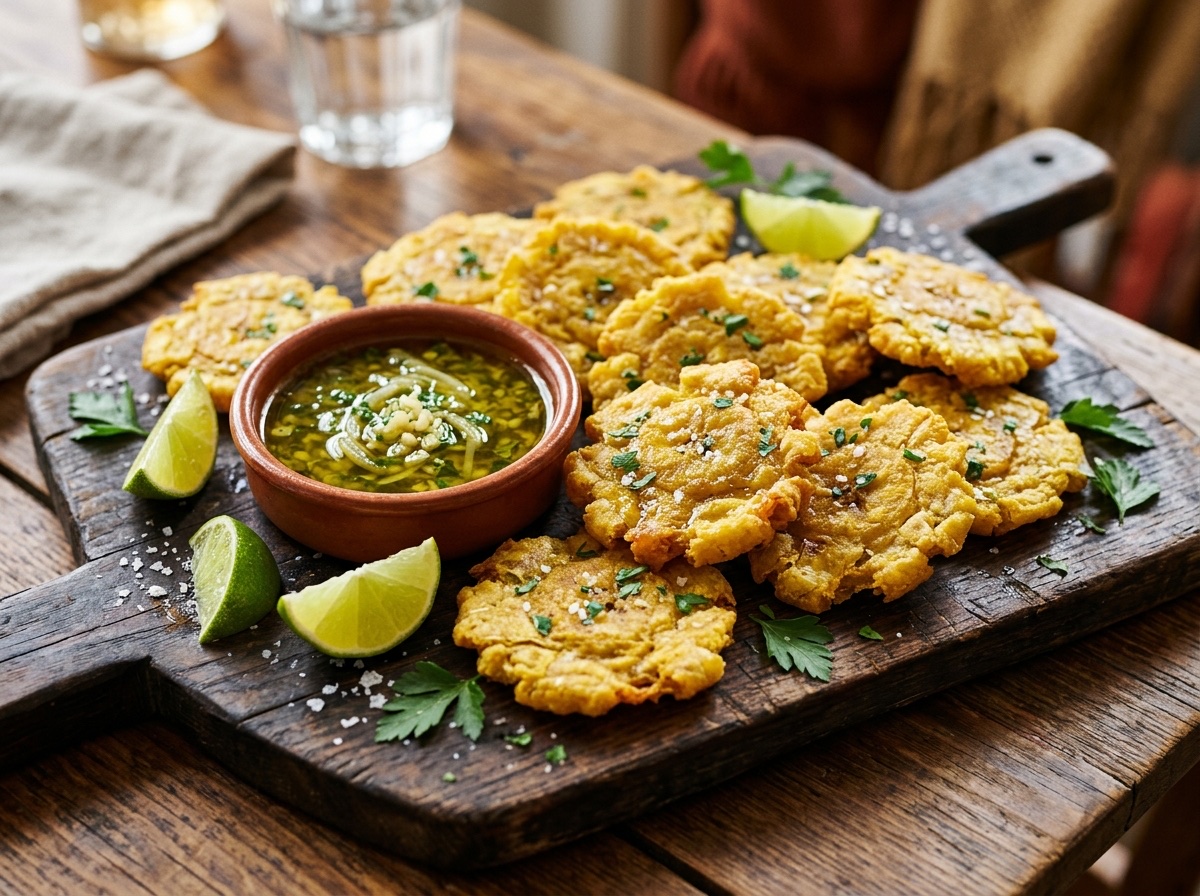 Ultra-Crispy Twice-Fried Green Plantains (Tostones) - Editorially validated guide on Cocinanding