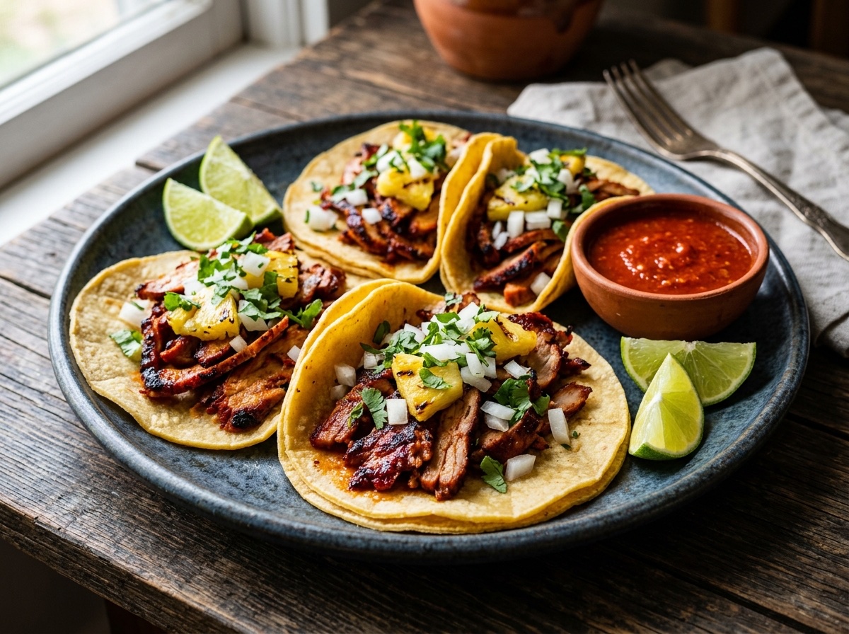 Homemade Trompo-Style Tacos al Pastor - Editorially validated guide on Cocinanding