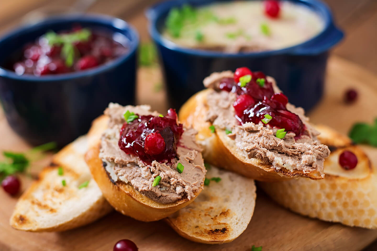 Chicken Liver Pate with Cranberry Sauce Cocinanding